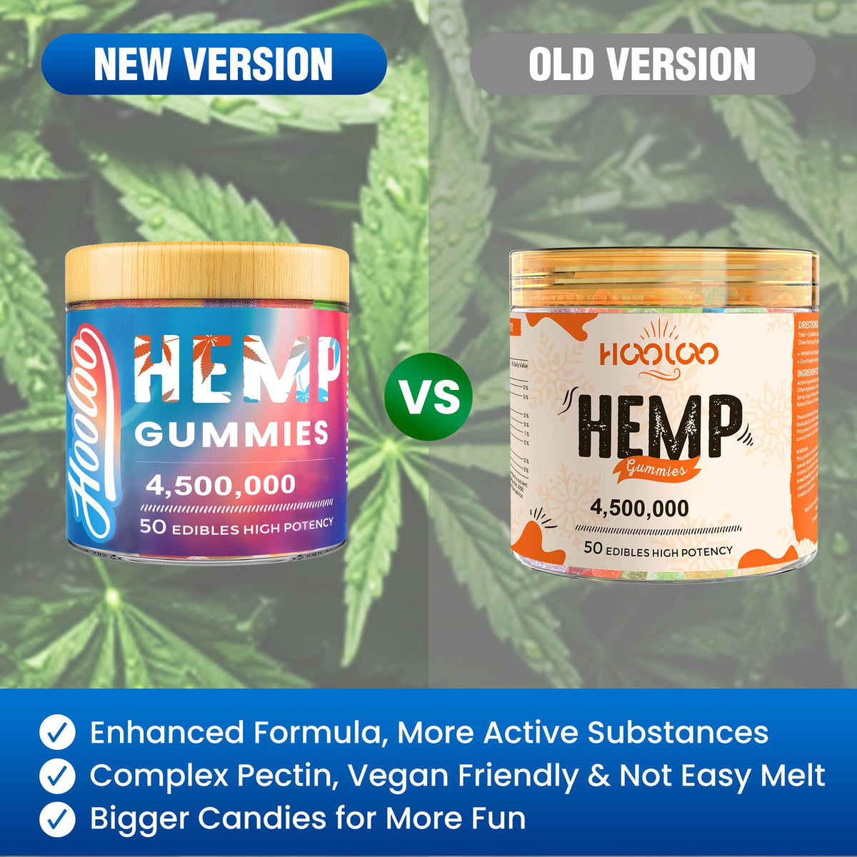 Hemp Gummies 6 Fruity Flavors R771