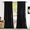 Black Out Velvet Curtains 108 inches Long Q411339