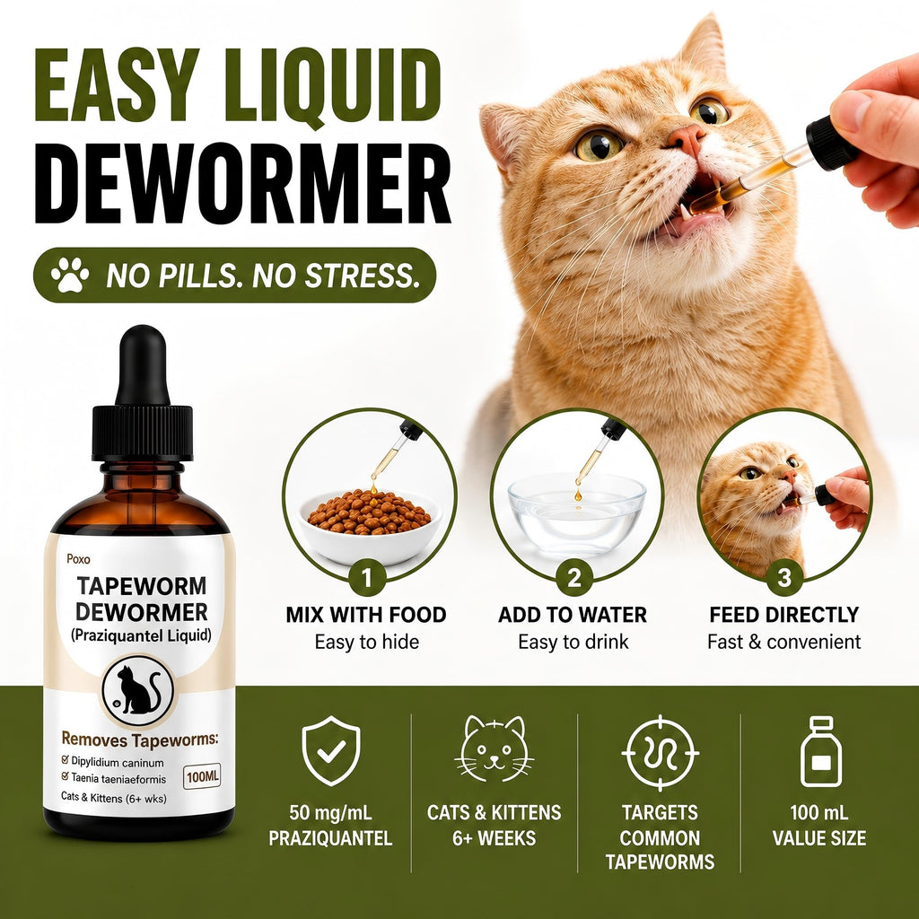 Cat Tapeworm Dewormer Liquid 100 mL L819476