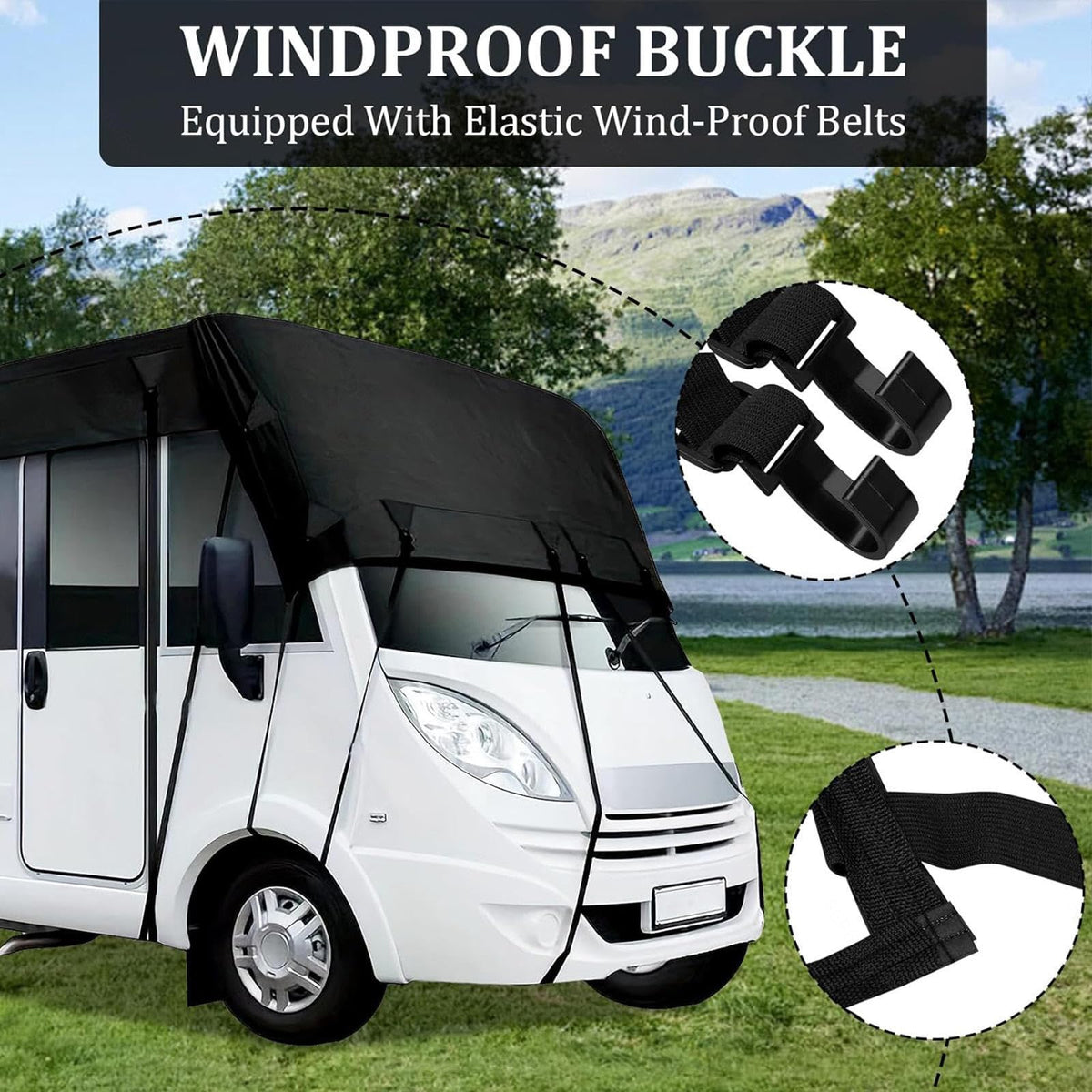 Camper Cover, Grey, 5m×3m S35144