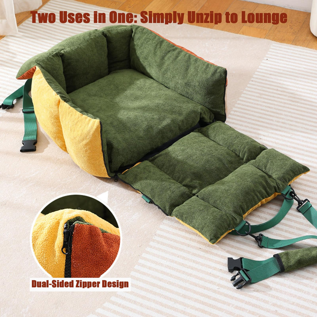 2-in-1 Dog Car Seat for Small Dogs K52245