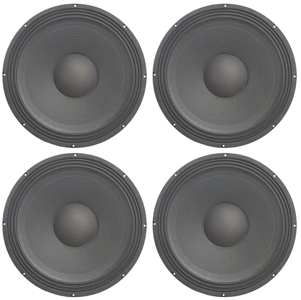 16 Ohm 18 Inch Woofer 4 Pack 1200W Subwoofer J475