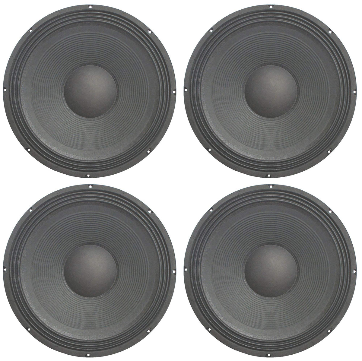16 Ohm 18 Inch Woofer 4 Pack 1200W Subwoofer J475
