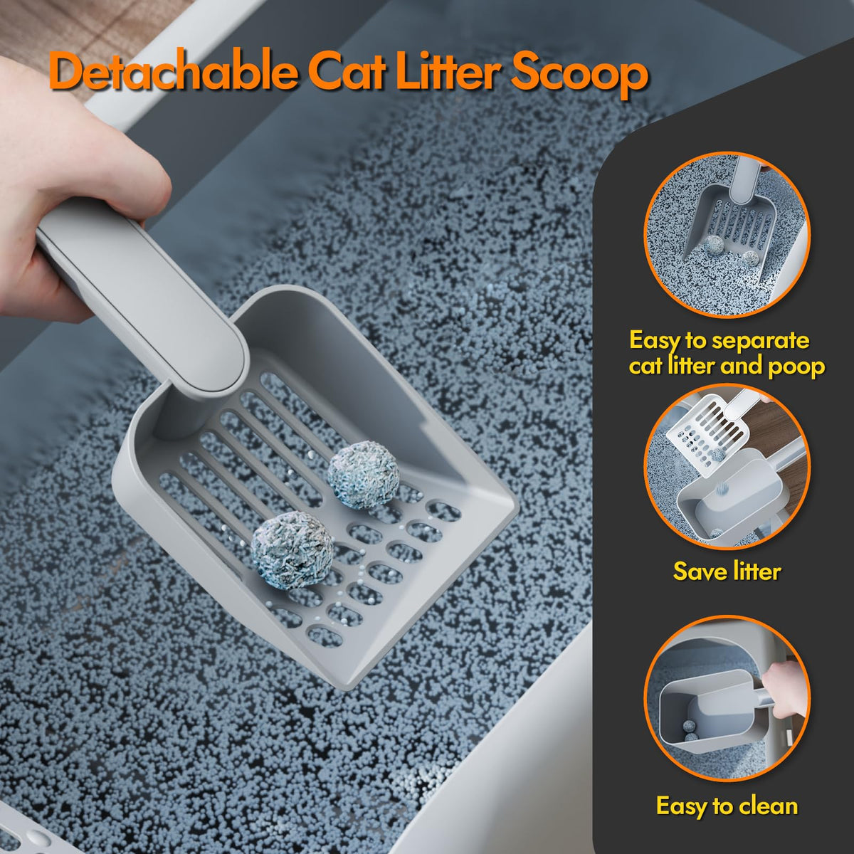 Stainless Steel Cat Litter Box with Lid H62008