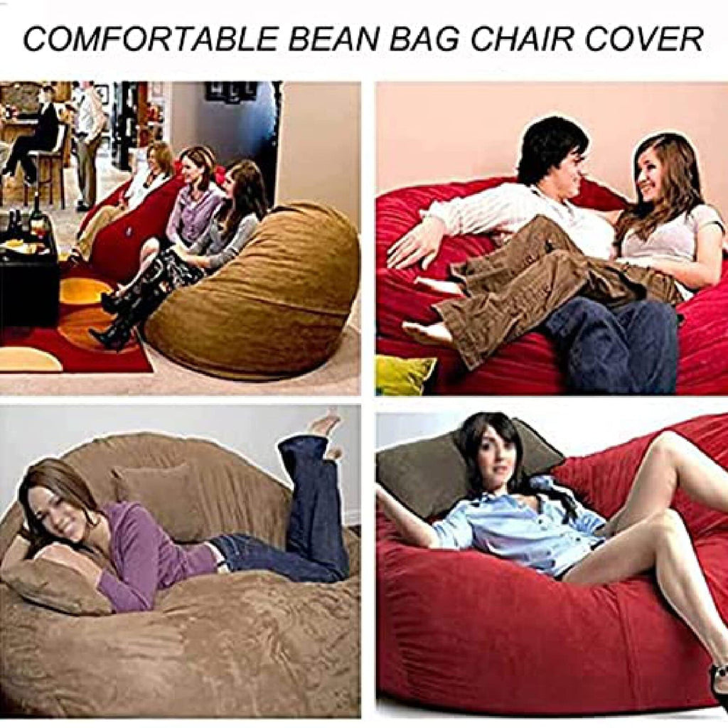 Yellow 6FT Bean Bag Chair Cover K651