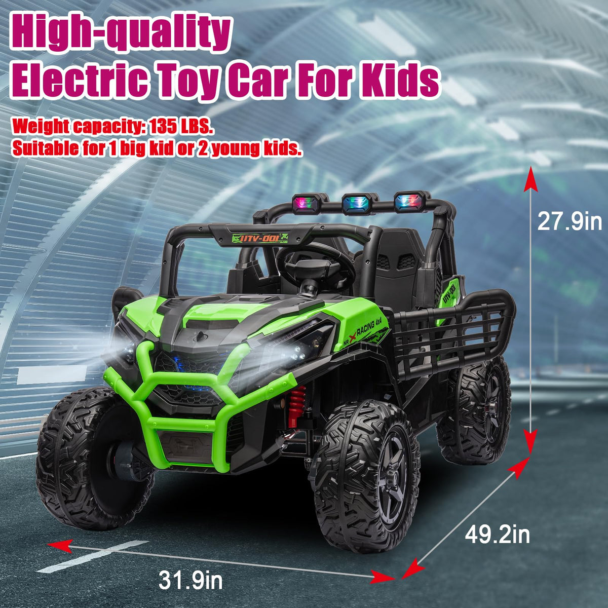24V 4X4 2-Seater Ride On UTV J89765