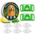 Flea and Tick Prevention Pendant for Dogs with 2 Pendants and 6 Refills T485