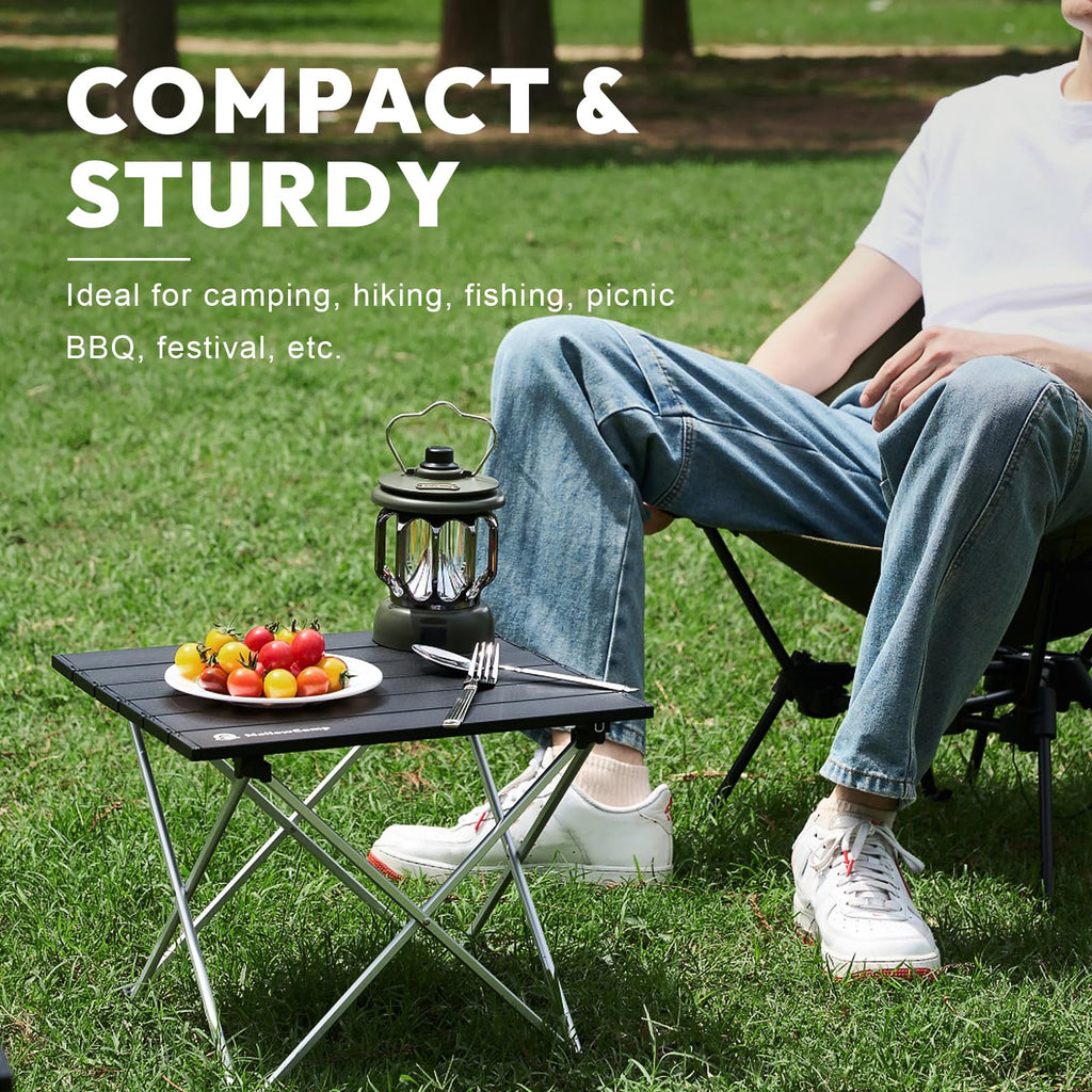 Ultralight Aluminum Folding Camping Side Table P6244