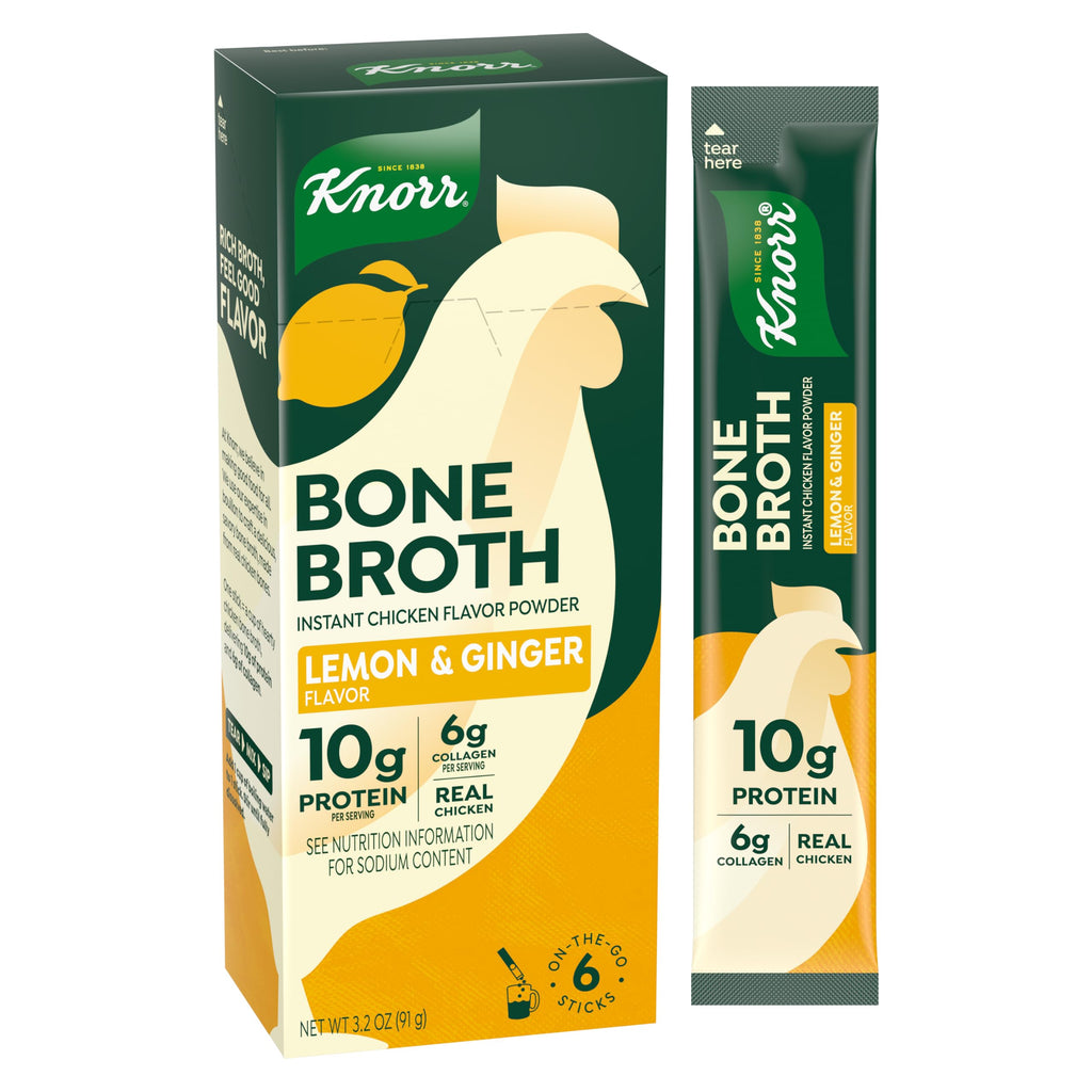 Lemon Ginger Chicken Bone Broth 6 Count X43769