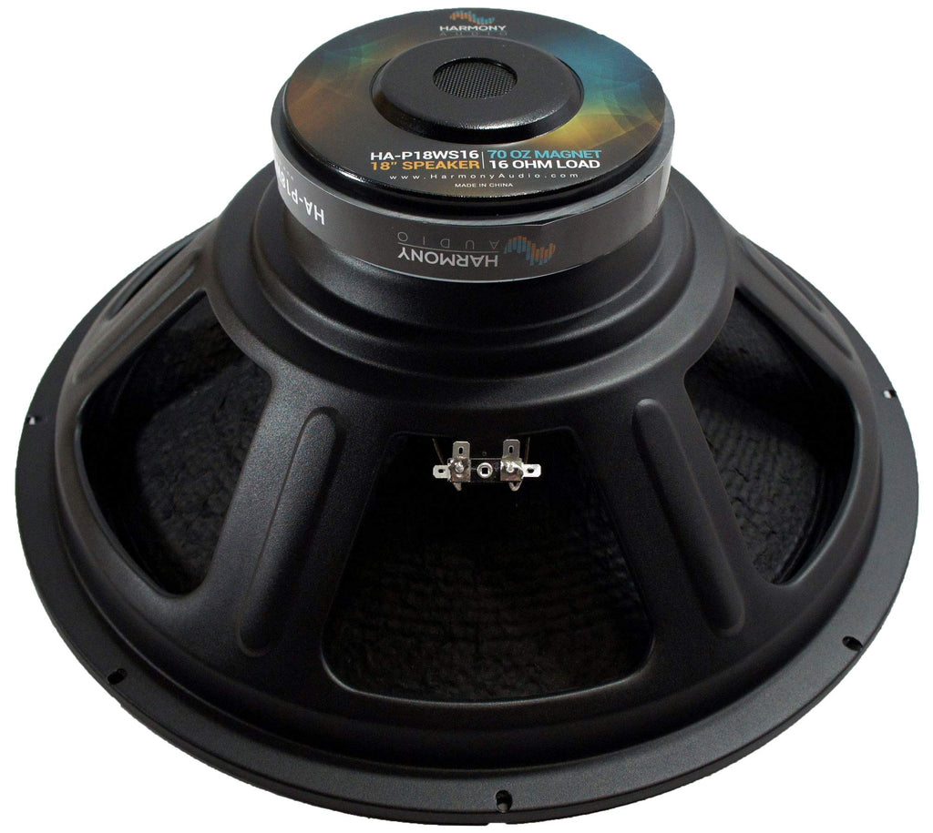 16 Ohm 18 Inch Woofer 4 Pack 1200W Subwoofer J475