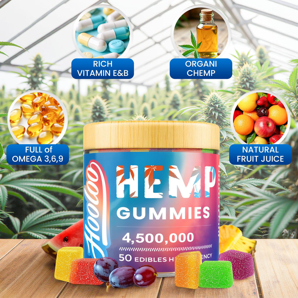 Hemp Gummies 6 Fruity Flavors R771
