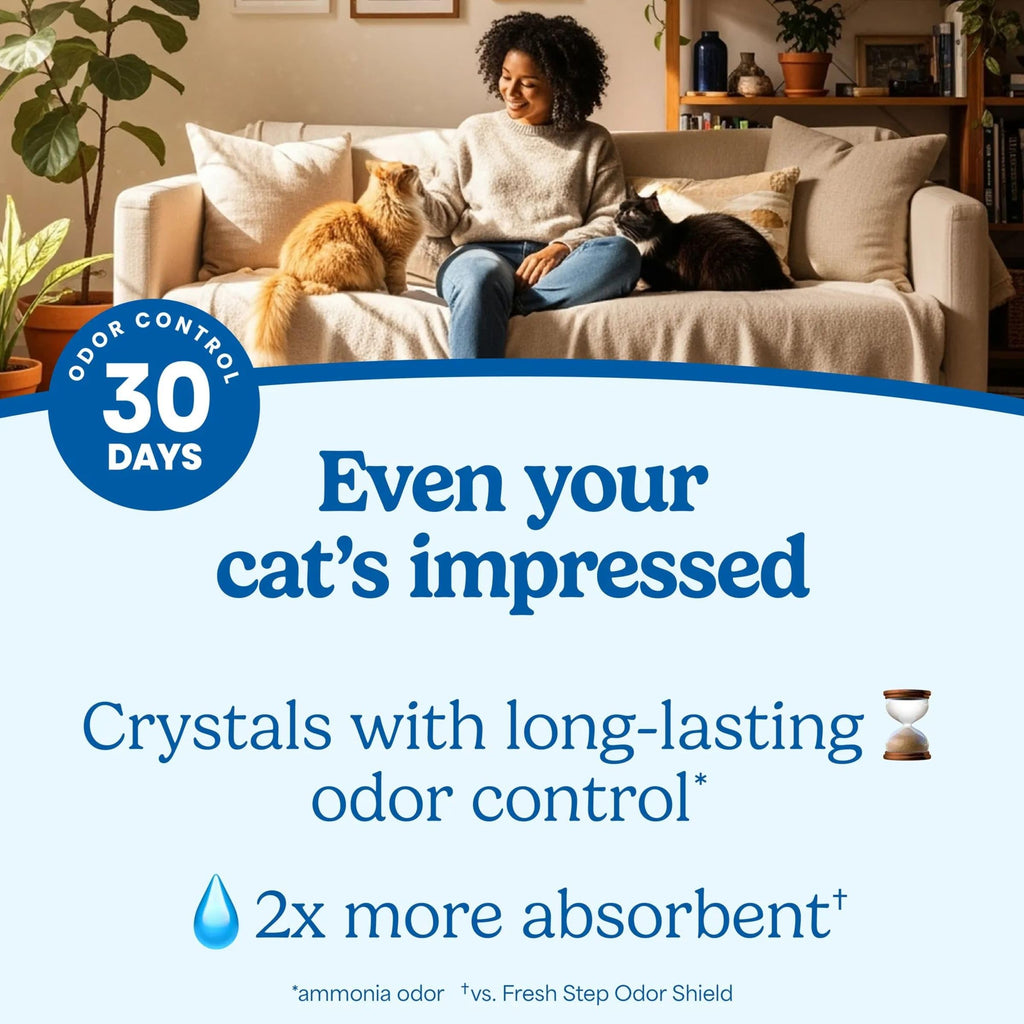 8 lb. 2 Pk Crystal Cat Litter V990179