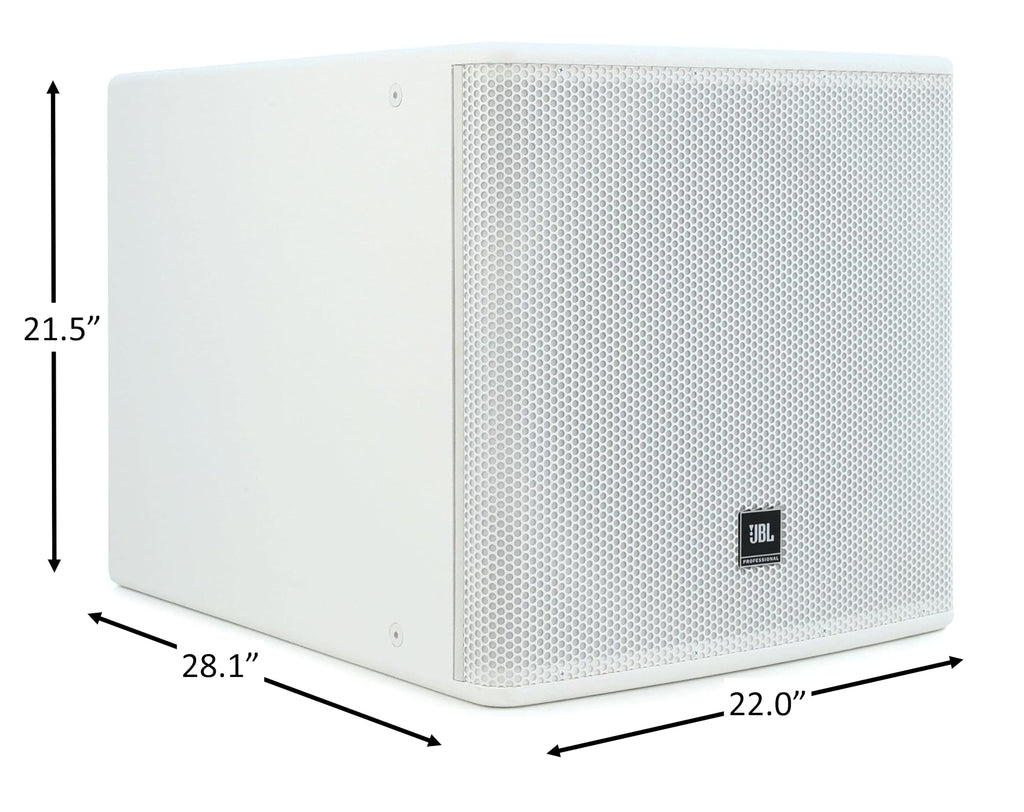White 18-Inch High Power Subwoofer System A88571