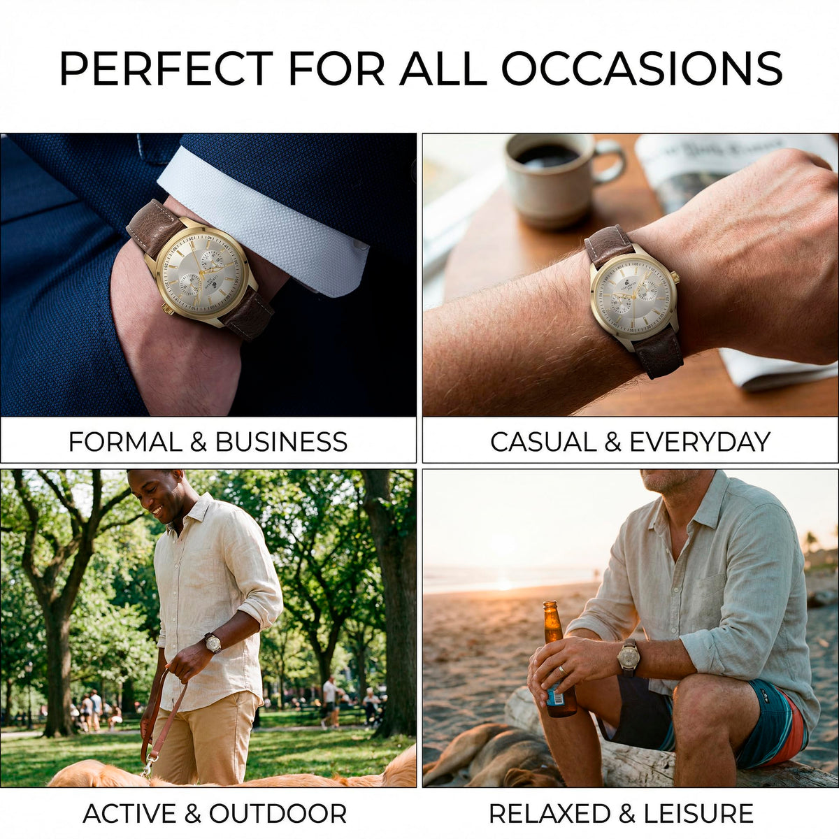 Men’s Analog Quartz Wrist Watches O43542