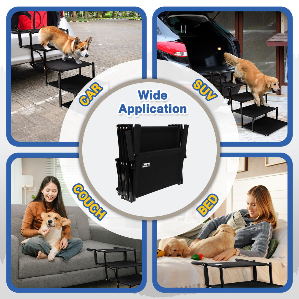 Foldable Non-Slip Dog Stairs Q8873