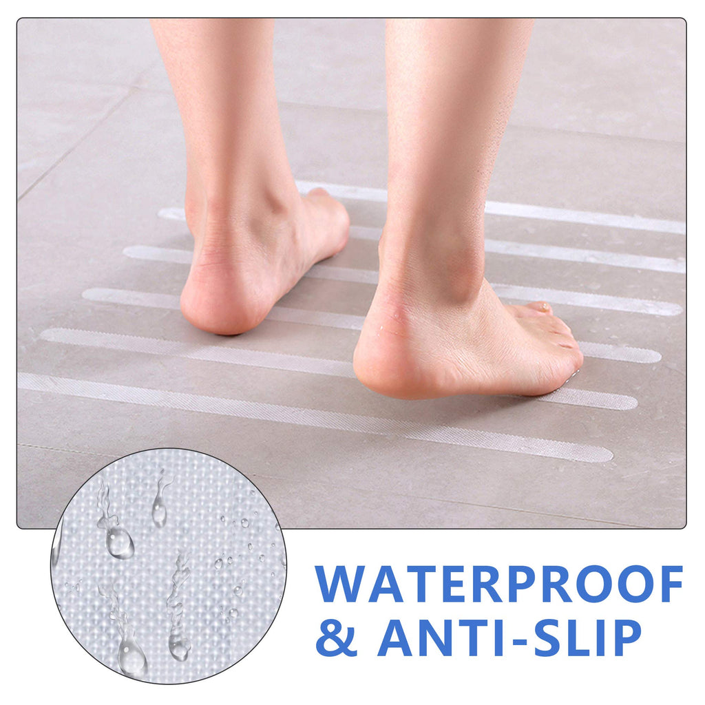 24 PCS Non Slip Adhesive Bathtub Stickers A7751