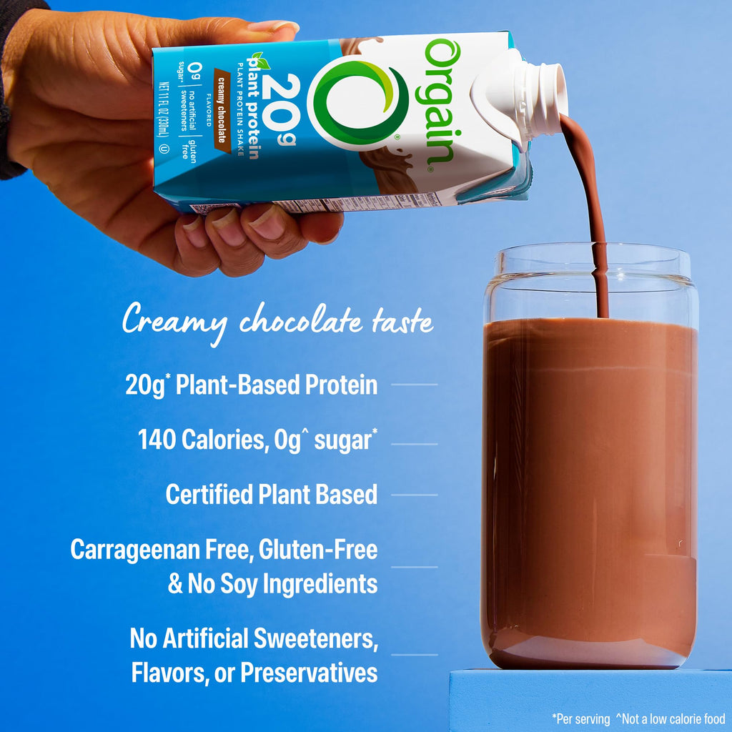 Chocolate 20g Vegan Protein Shake 11 oz 12pk I3993