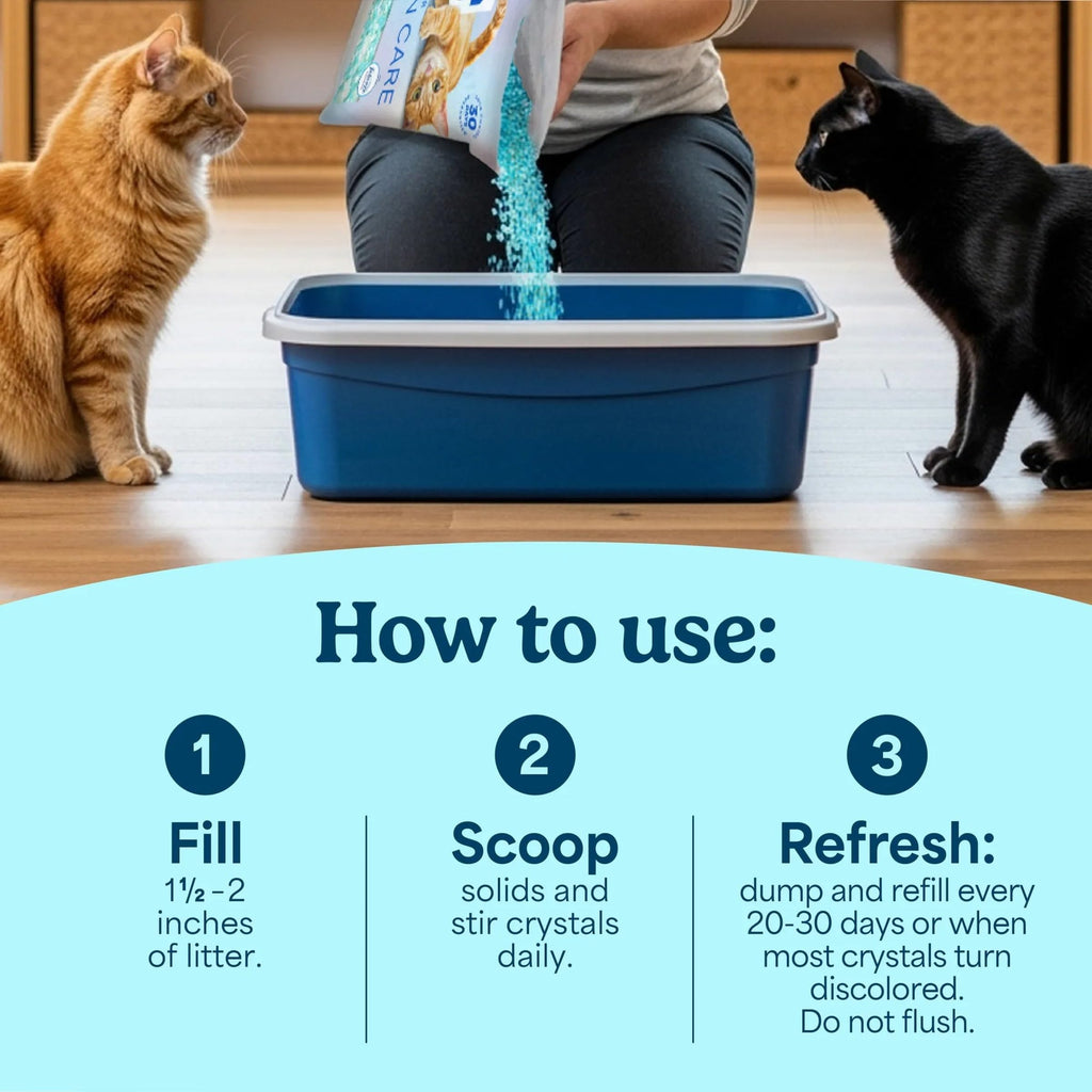 8 lb. 2 Pk Crystal Cat Litter V990179