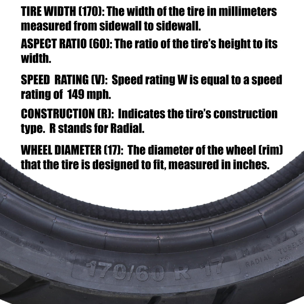 170/60R17 72V Motorcycle Tire Q4629