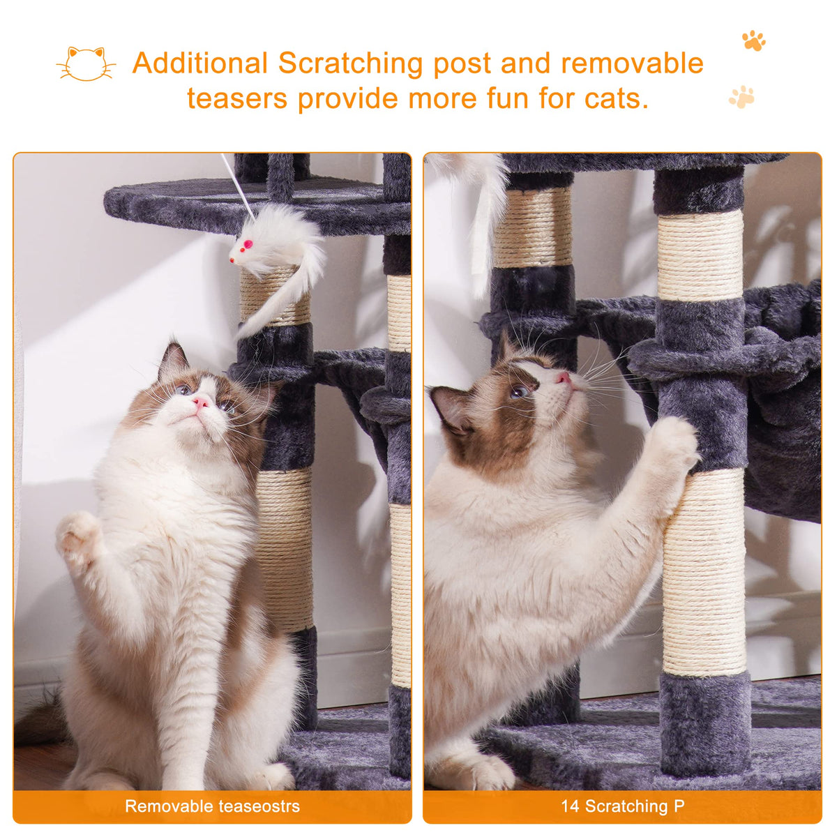 70 inches Tall Cat Tree C5745