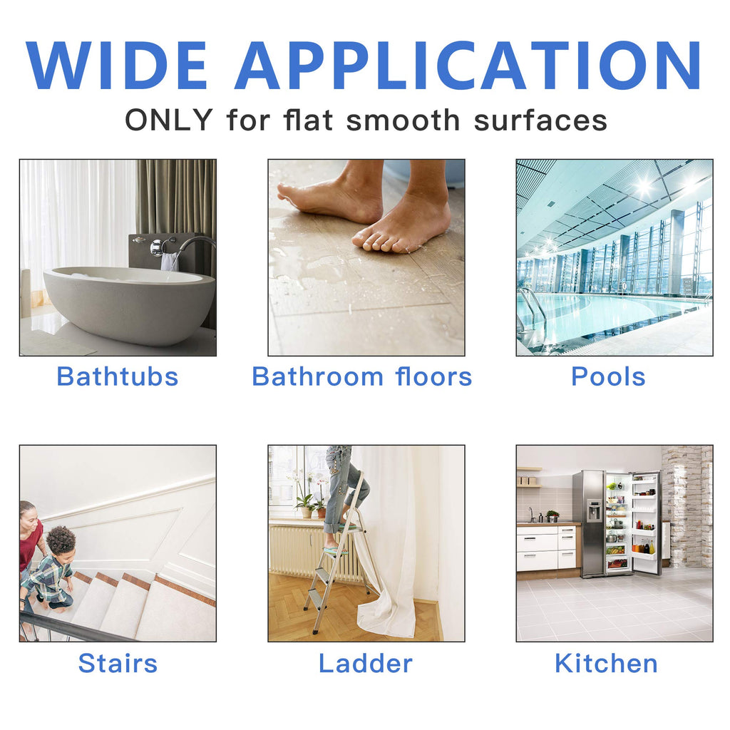 24 PCS Non Slip Adhesive Bathtub Stickers A7751