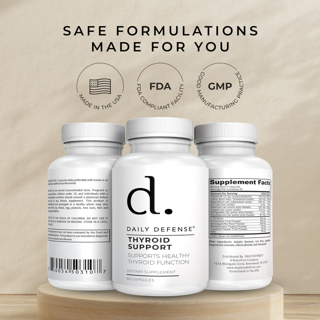 Selenium with Iodine Zinc B12 Ashwagandha Thyroid Support Supplement S510