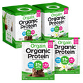 Organic Vegan Protein Powder Travel Packs Vanilla Bean and Chocolate Fudge 10 Packets Each I6409