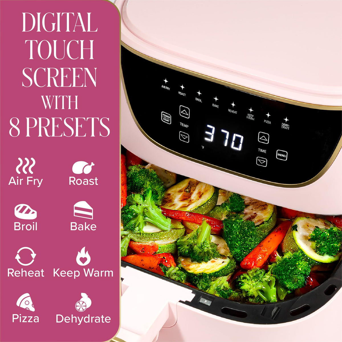 6-Quart Nonstick Air Fryer U524