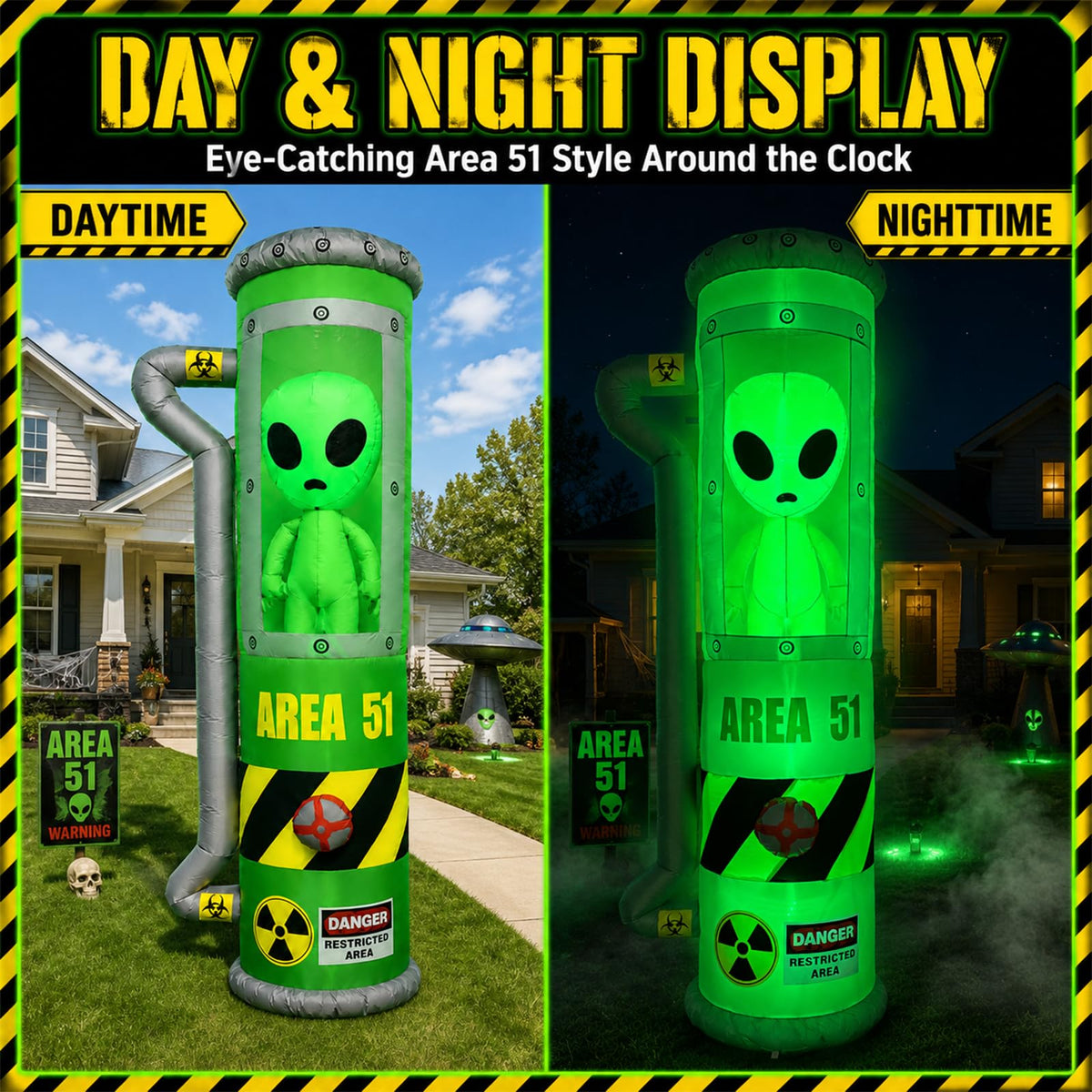 8FT Inflatable Outdoor Decoration with LEDs G67269