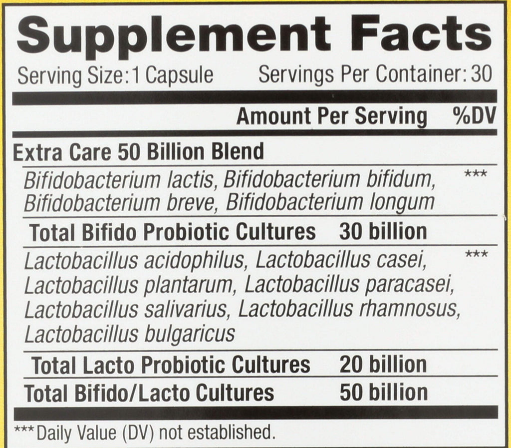 50 Billion CFU Digestive Probiotic I85261