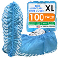 Blue Disposable Shoe Covers 100 Pack XL A236