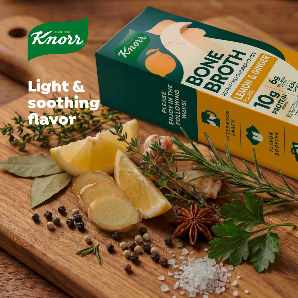 Lemon Ginger Chicken Bone Broth 6 Count X43769